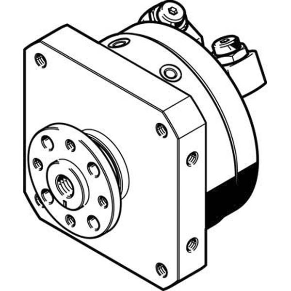 With flanged shaft, fixed Product Image