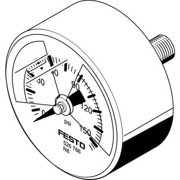 FESTO PRESSURE GAUGE 0-145 Product Image